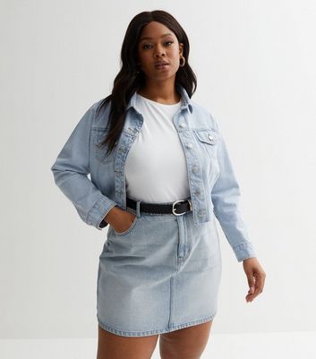 New look plus hot sale size denim jacket