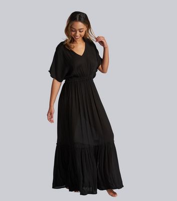 Long sleeve hotsell maxi beach dresses