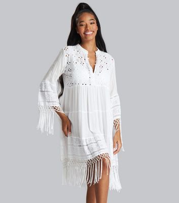 Broderie best sale beach dress