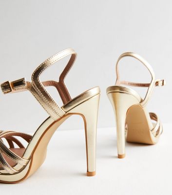 Gold sales platform stilettos