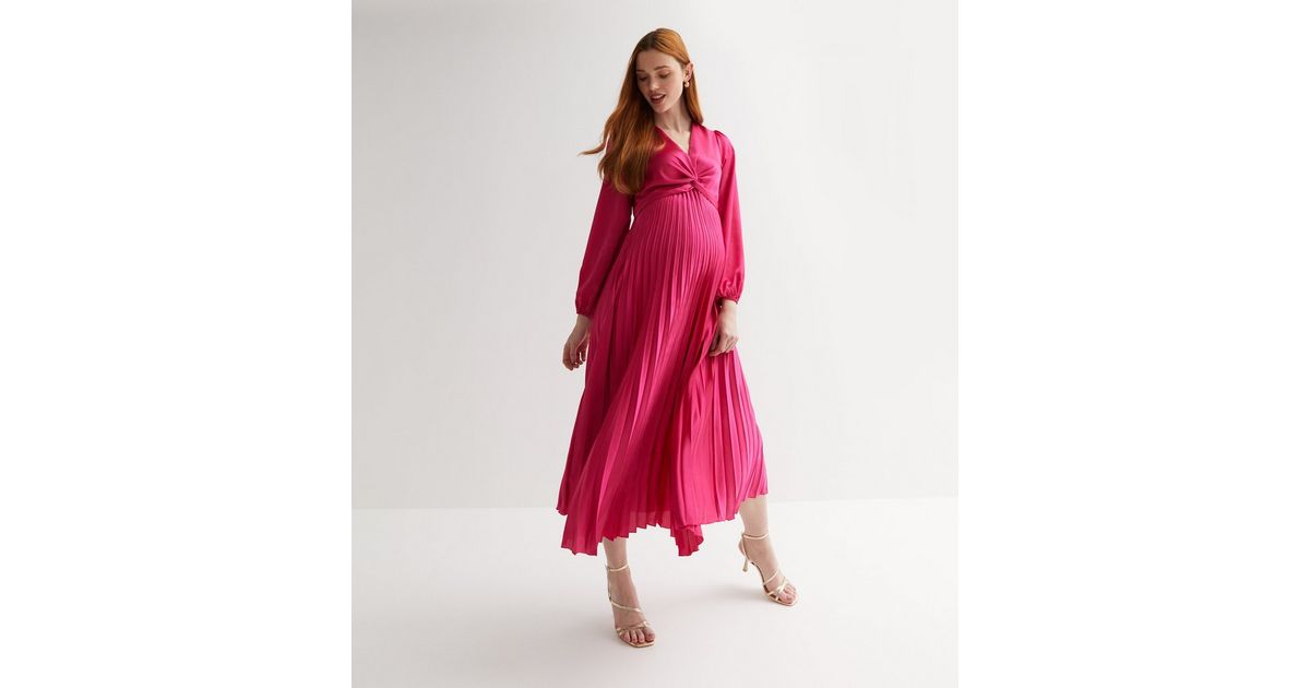 Noue – Pink Front Twist Dress main image 1