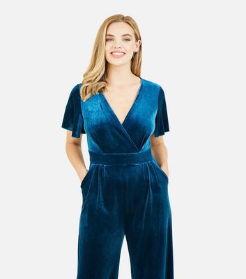 Luna best sale velvet jumpsuit