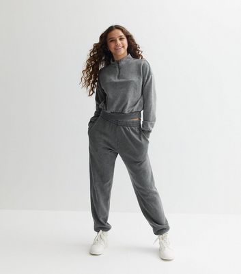 Girls joggers new discount look