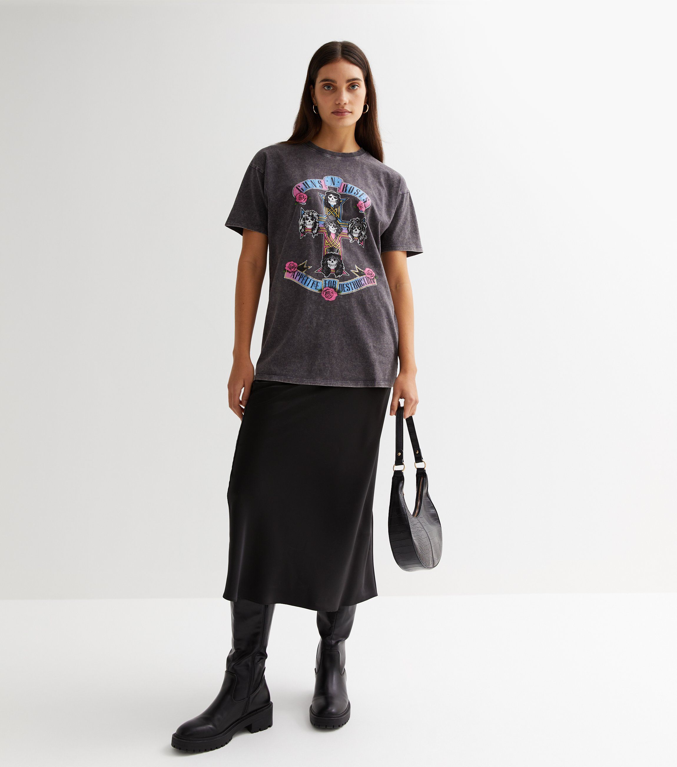 Oversized guns n roses t-shirt from new look
