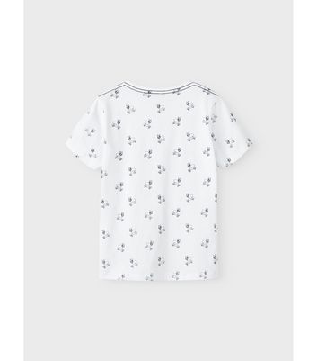 Name It White Dog Print T-Shirt New Look