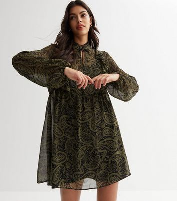 paisley dress new look