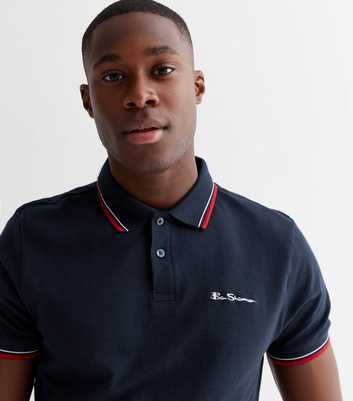 Ben Sherman Navy Pocket Logo Polo Shirt