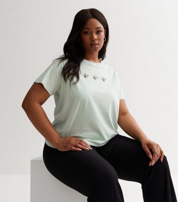 Mint green hotsell plus size tops