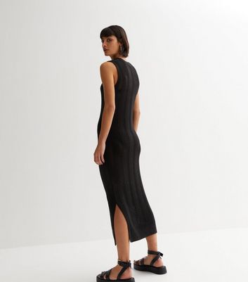 Maxi bodycon dress with cheap split