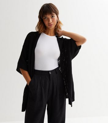 Black kimono outlet cardigan