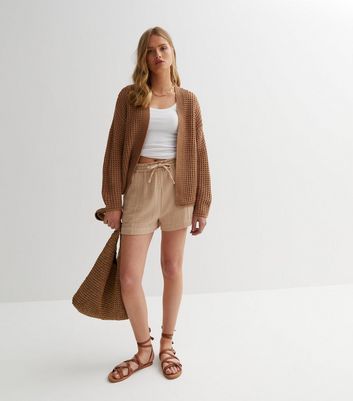 Tan on sale coloured cardigan