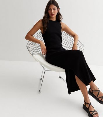 New look shop black midi dress