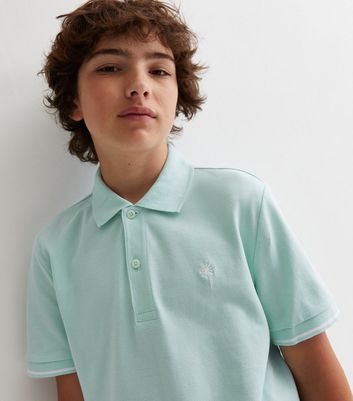 KIDS ONLY Light Green Short Sleeve Polo Shirt New Look