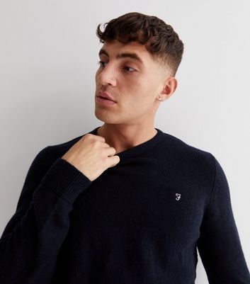 Farah navy jumper hotsell