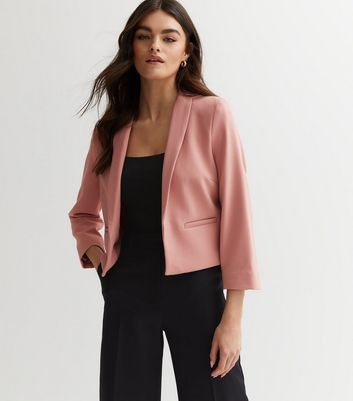 New look cropped blazer best sale