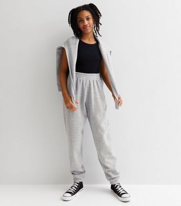 Grey joggers store new look