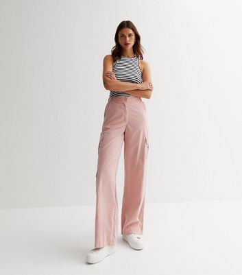 nude pink trousers