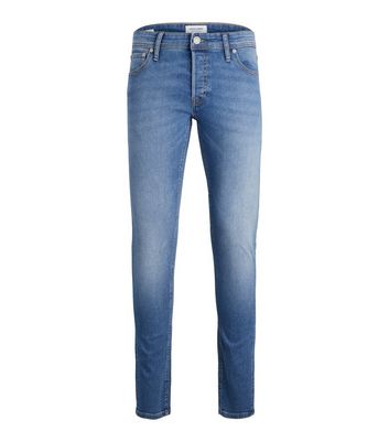 Jack & Jones Junior Blue Mid Wash Skinny Jeans New Look