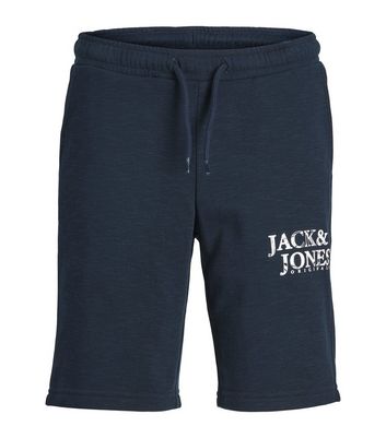 Jack & Jones Junior Navy Jersey Shorts New Look