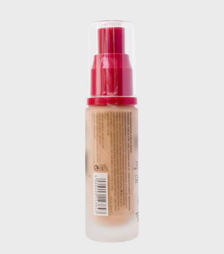 Base De Teint W7 HD Base - 30 Ml - Finition Mat - Avec Pompe - PAO 12M