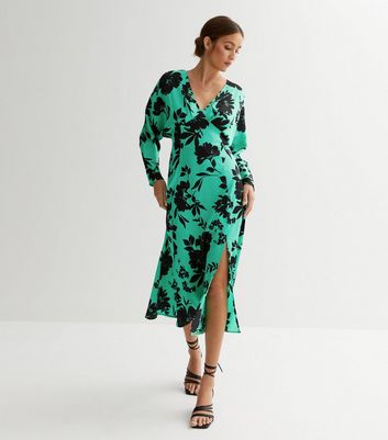 Midi dress with sales kimono