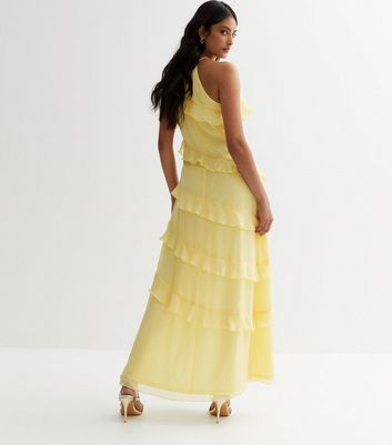 Pale yellow store summer dress