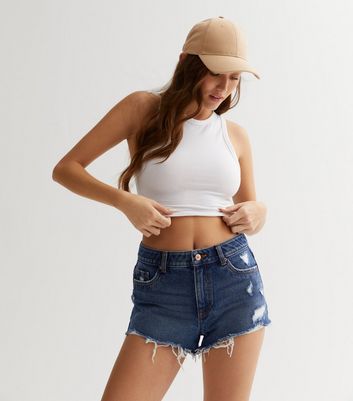 New look denim clearance shorts