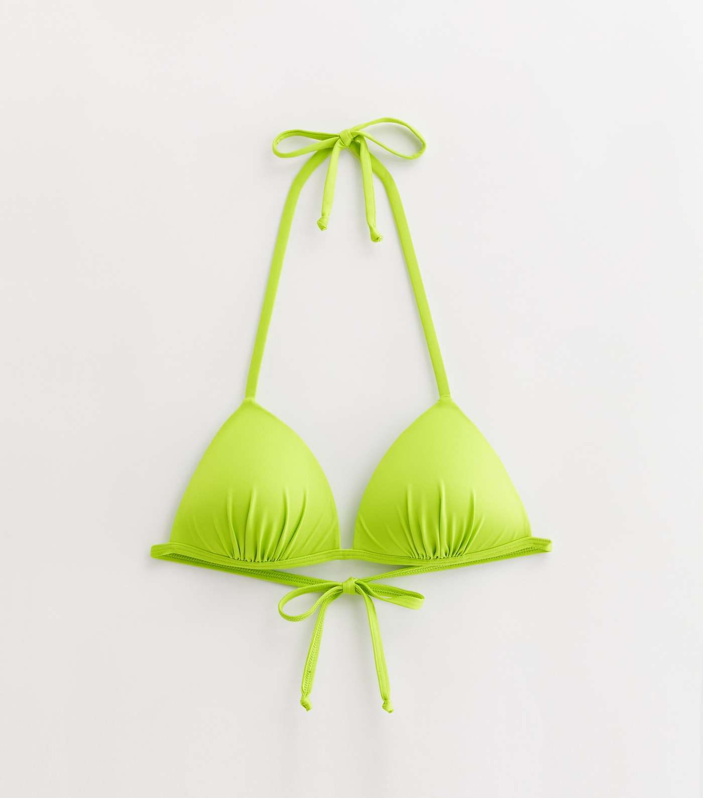 Light Green Moulded Triangle Bikini Top Image 5
