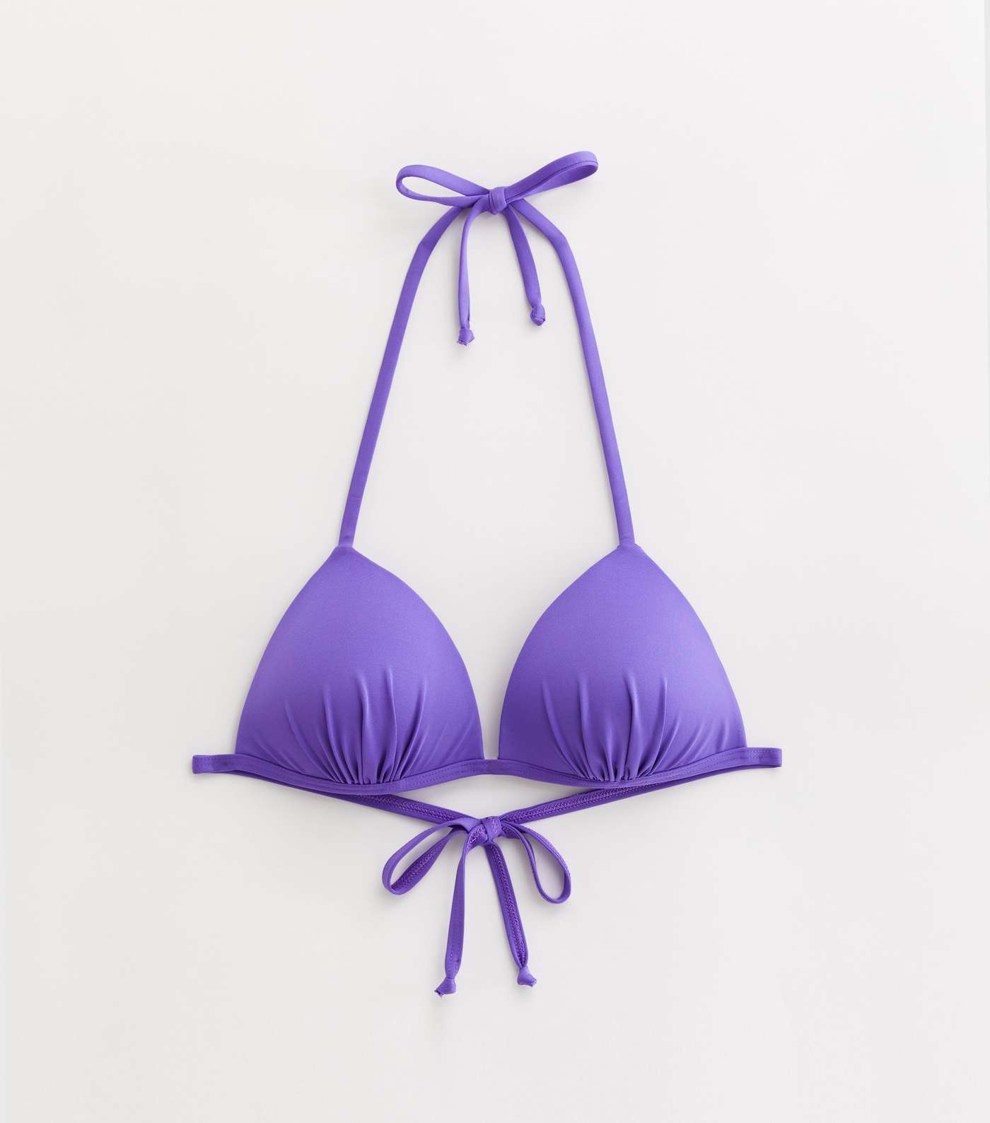 Dark Purple Moulded Triangle Bikini Top Image 5