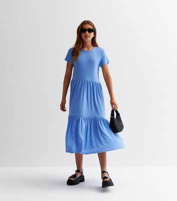 KIDS ONLY Blue Tiered Midi Dress