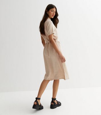 Linen sale utility dress