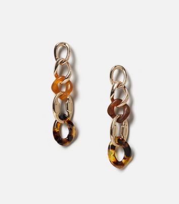 New look tortoiseshell earrings sale