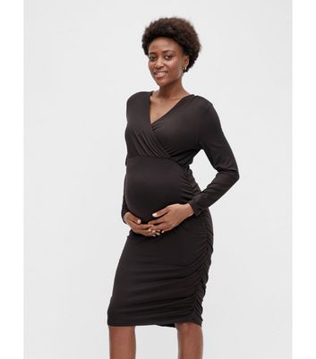 Nursing midi hot sale dress