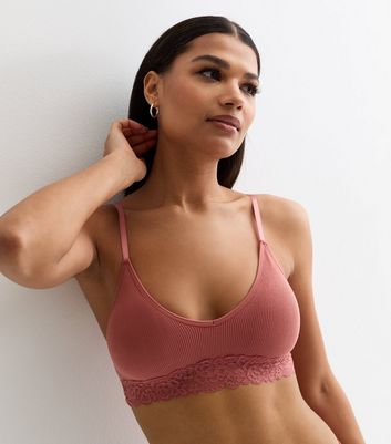 seamless lace bralette
