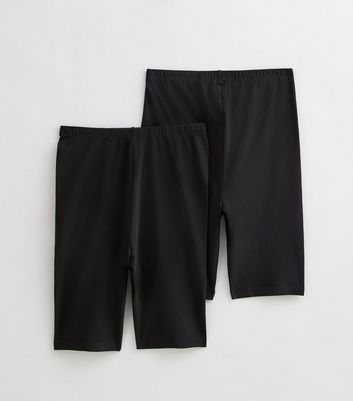 Maternity Pack Black Jersey Cycling Shorts