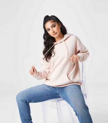 Urban Bliss Pink Pocket Front Oversized Hoodie