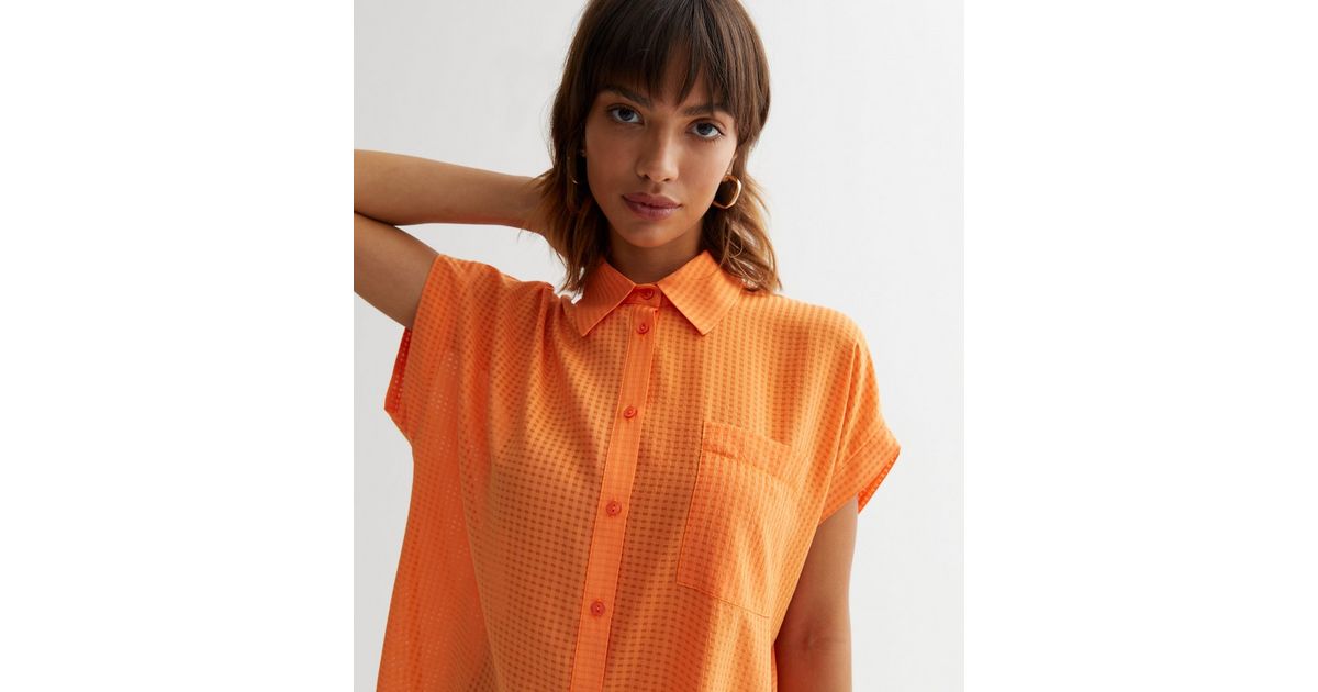 Confident Decisions Short Sleeve Top - Orange