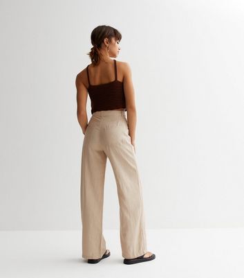 Buy Slim Ankle Linen Trousers, Linen Pants High Waisted, Women Pants With  Belt, Tapered Linen Pants Online in India - Etsy