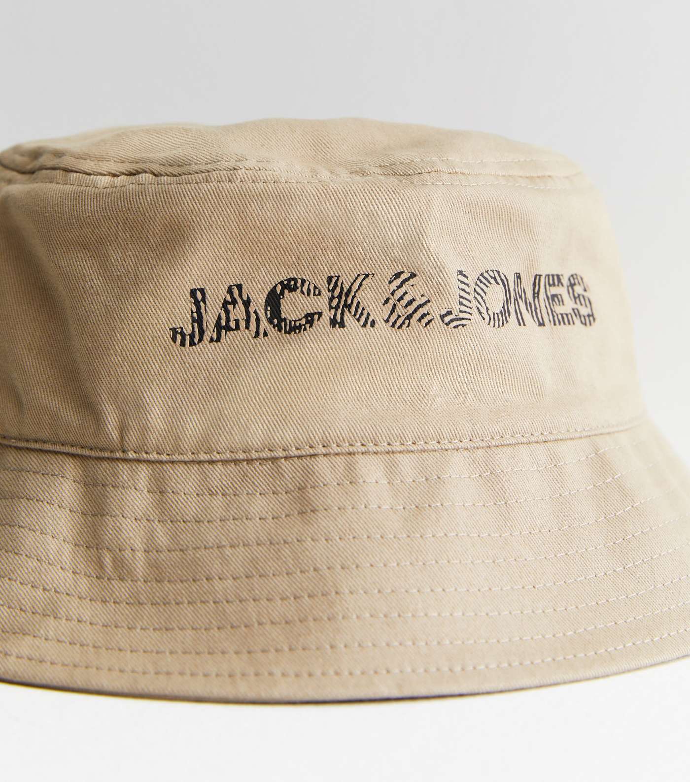 Jack & Jones Stone Logo Bucket Hat Image 3