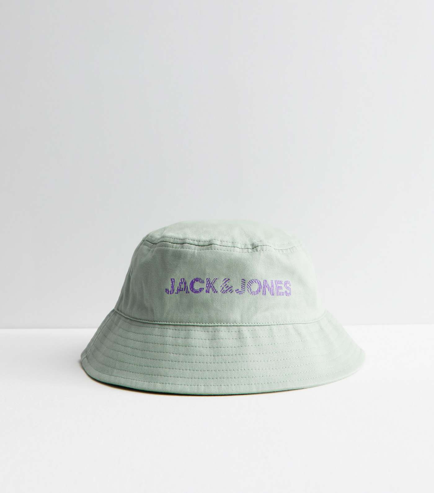 Jack & Jones Light Green Logo Bucket Hat Image 2