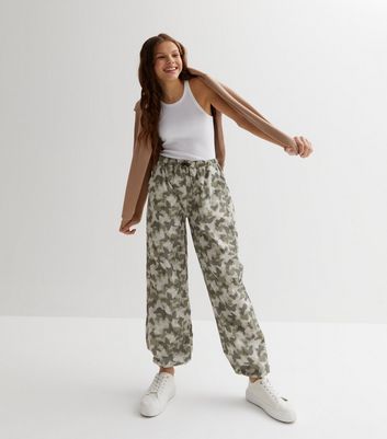 New look girls camo trousers best sale