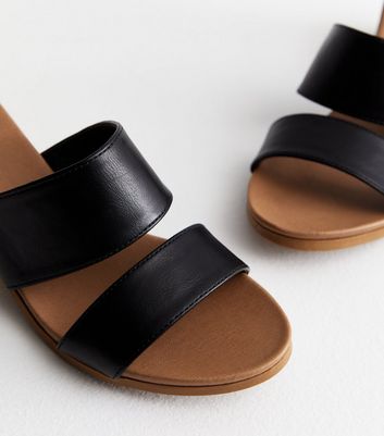 Double strap store heel sandals