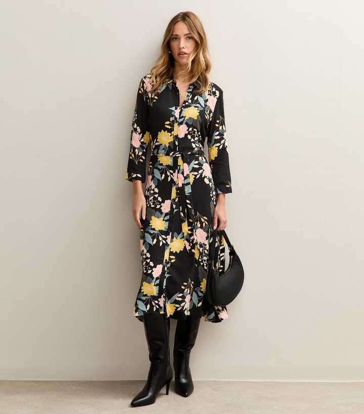 Sunshine Soul Multicolour Floral Print Shirt Dress