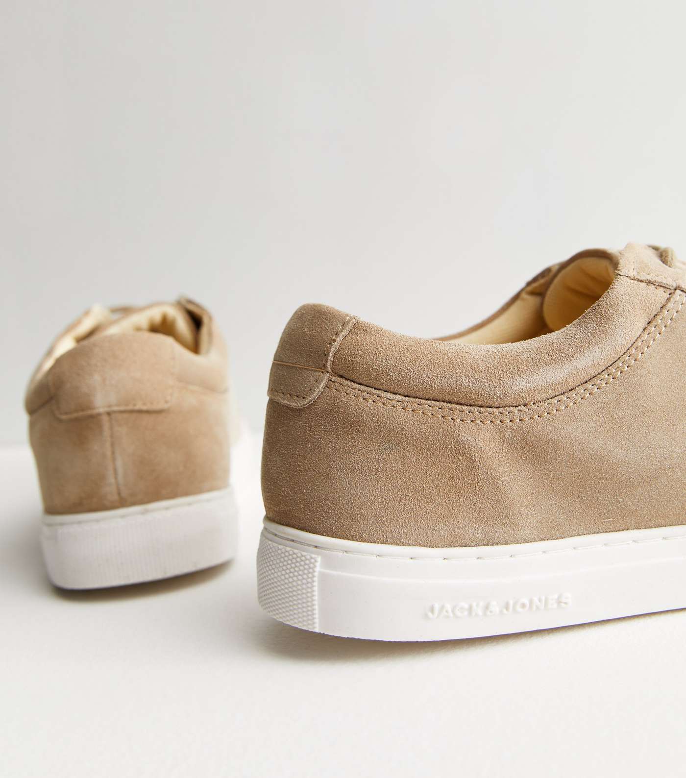 Jack & Jones Stone Suede Lace Up Trainers Image 4