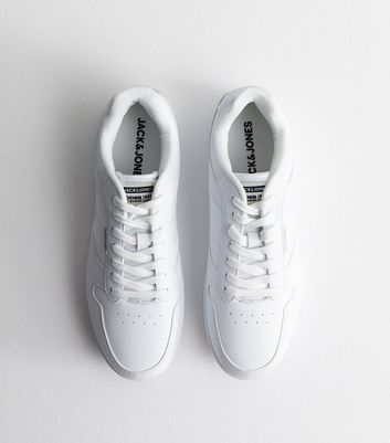 White on sale trainers plain