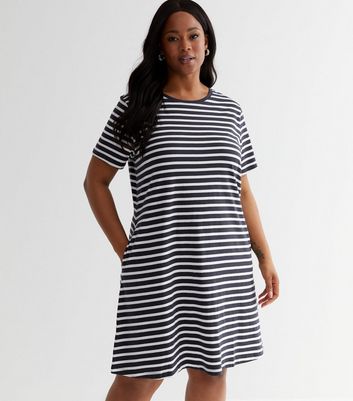 Only deals striped dress