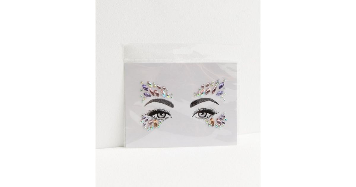 Multicoloured Eye Gems New Look