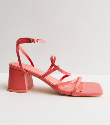 Buy Beira Rio Abuu Braided Strap Block Heel Sandals In Coral | 6thStreet UAE
