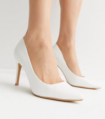 New look white high hot sale heels