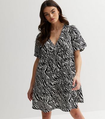 New look zebra print dress best sale